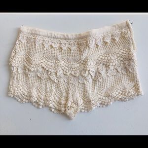 Urban outfitters lace shorts